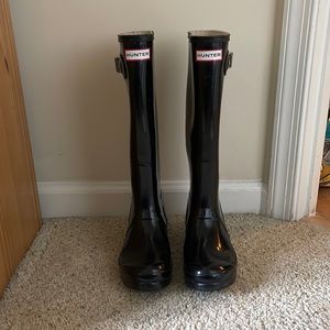 Hunter Rain Boots ( Glossy )